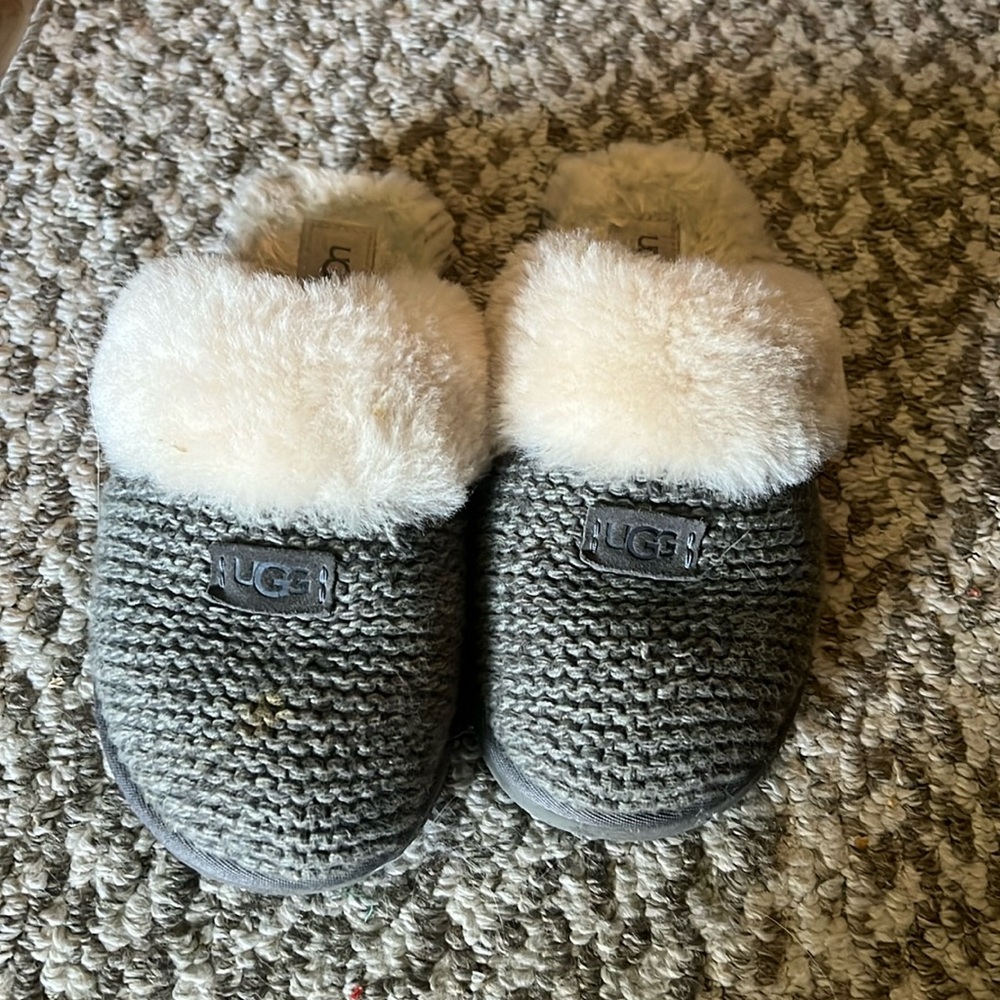 UGG knit slippers